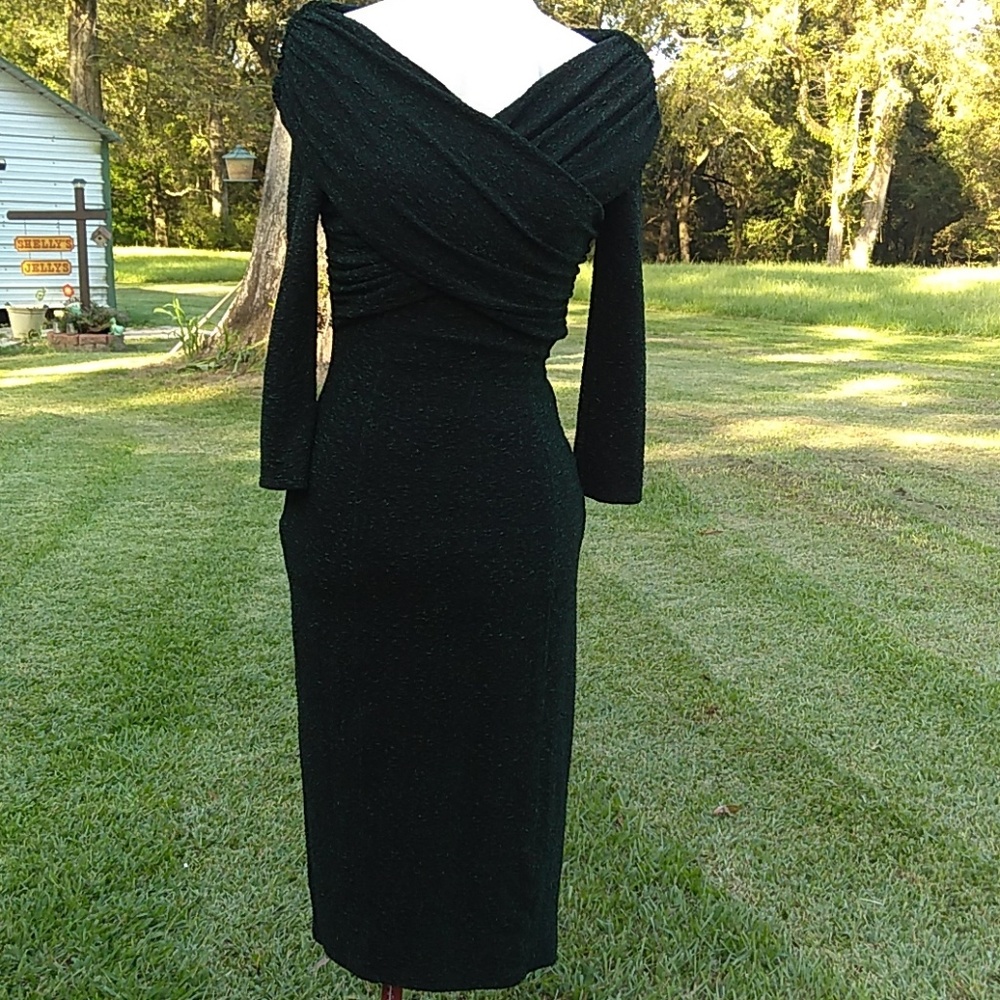 Collectif Hollie Lurex Pencil Dress